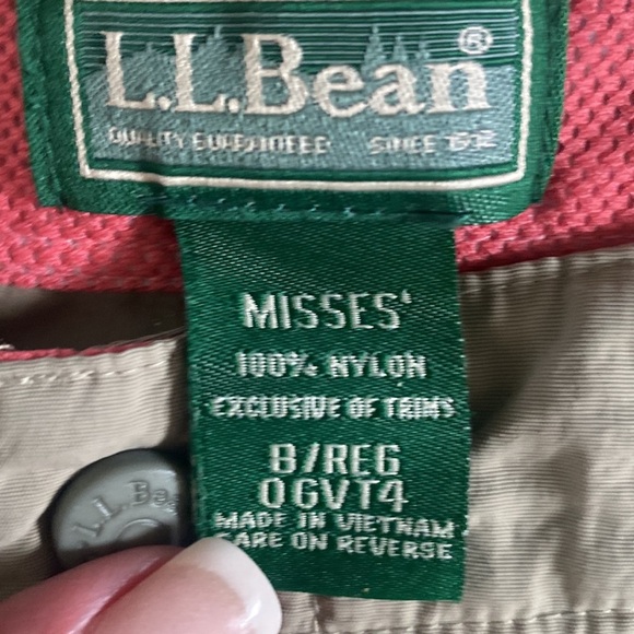 🍍L.L. BEAN CAPRI🍍SIZE 8🍍21” inseam🍍K-1🍍 - Picture 2 of 3